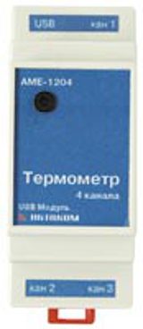 АМЕ-1204 4-(8)-канальный компьютерный измеритель температуры