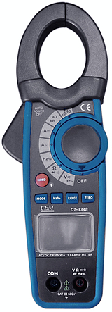 DT-3348 КЛЕЩИ ЭЛЕКТРОИЗМЕРИТЕЛЬНЫЕ, ВАТТМЕТР