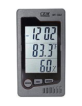 DT-322 измеритель температуры и влажности, часы