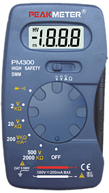 PM300 Мультиметр PeakMeter цифровой