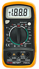 PM830L Мультиметр PeakMeter цифровой