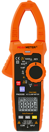 PM2028B 	Токовые клещи PeakMeter  True RMS