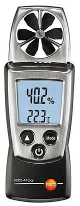 testo 410-2 Карманный анемометр с крыльчаткой и сенсором влажности Testo