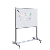 СПМД-КП Стойка подкатная с магнитной доской из конструкционного профиля