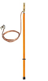 ЗПЛ-10-1/1-25  (S=25 мм) Заземление переносное для ВЛ до 10 кВ (фазный зажим ФЗ-1 «Прищепка»)