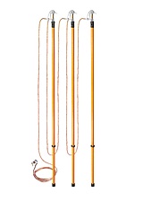 ЗПЛ-110-3/3-50 (S=50 мм) Заземление переносное для ВЛ до 110 кВ (фазный зажим ФЗ-3 винтовой)