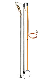 ЗПЛШМ-1150  S-25  Заземление переносное линейное с  металлическими штангами  облегчённое (фазный зажим ФЗ-9, облегченный)