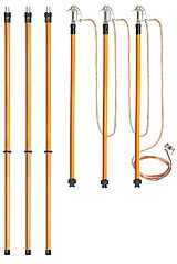 ЗПЛ-220-3/3-95 (S=95 мм) Заземление переносное для ВЛ до 110 кВ (фазный зажим ФЗ-3 винтовой)